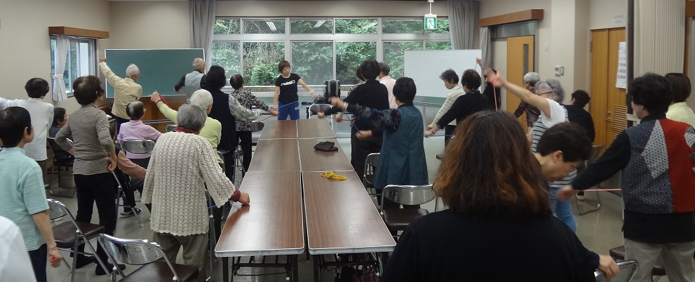 エアロビクスを楽しむ♪♪♪ | 北山杉の里中川